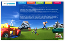 Web site advertising balloon