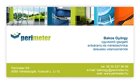 construction general contractor business card