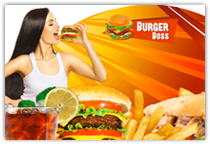 fast food advertising board